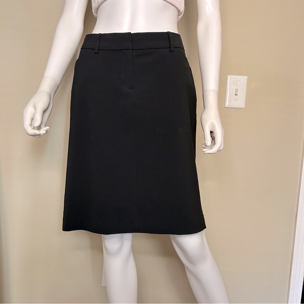 Express Classic Editor Black A-Line Skirt